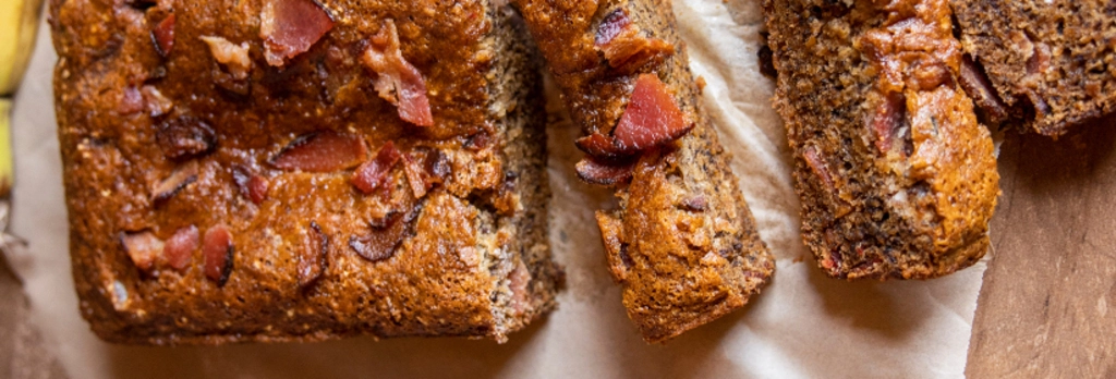 Sweet & Savory Bacon Banana Bread