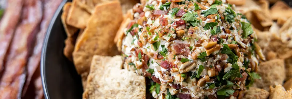 Cob Bacon Ranch Cheese Ball