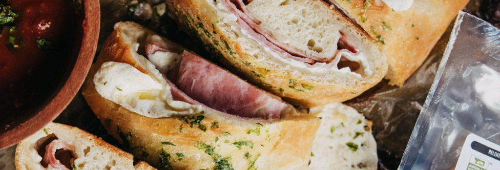 Black Forest Ham & Cheese Stromboli