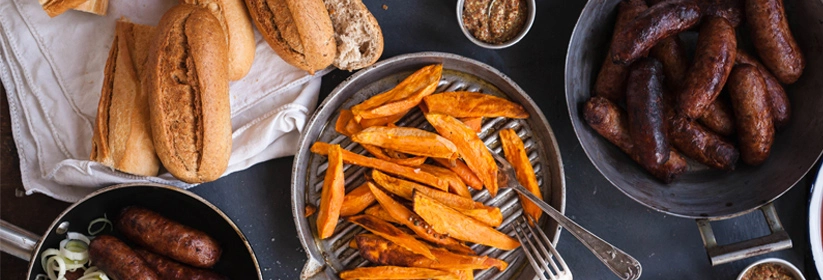 Maple Sausage and Sweet Potato Skillet