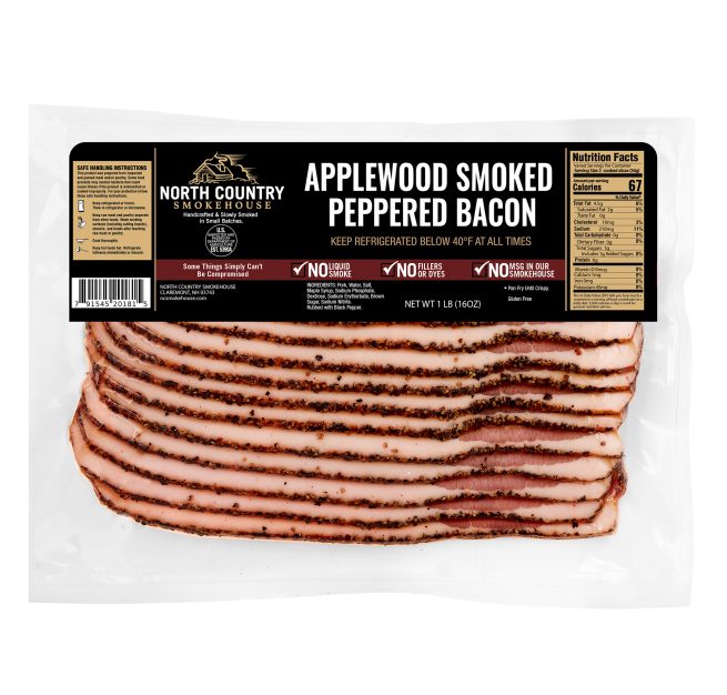 Peppered Bacon 1lb package