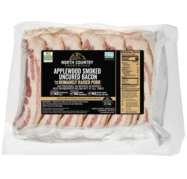 Applewood Smoked Uncured Bacon Layout package