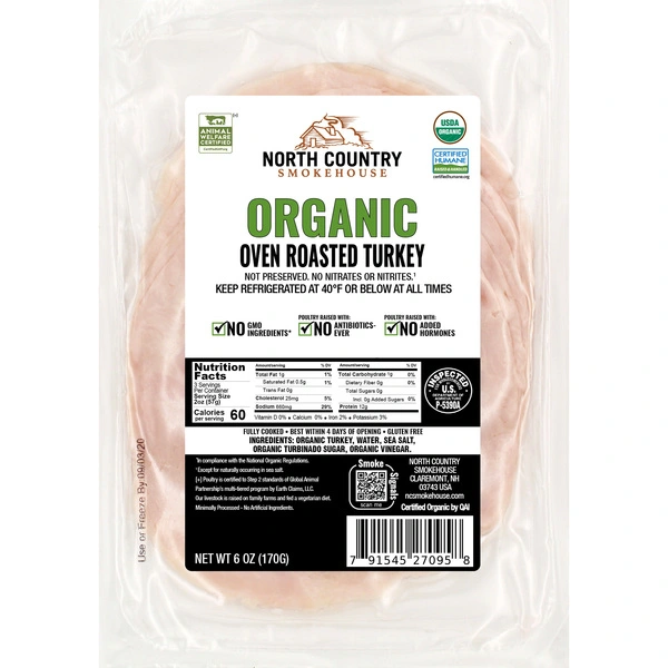 Organic Oven Roasted Turkey Breast