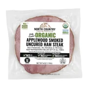 Organic Applewood Smoked Uncured Ham Steak