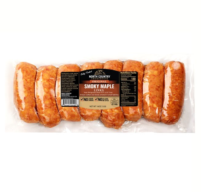 Smoky Maple Sausage Breakfast Links in pack