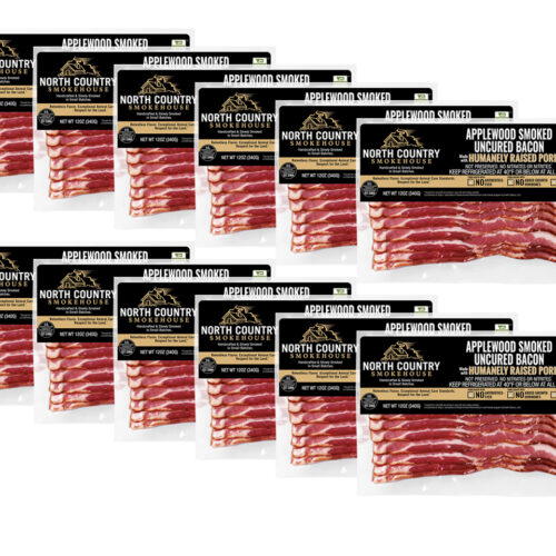 Uncured Applewood Smoked Bacon - 9 Lbs.