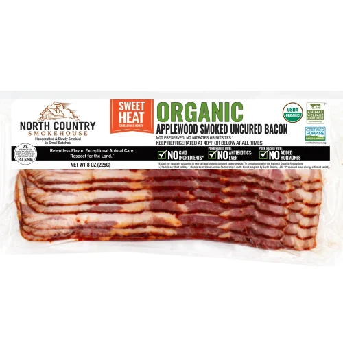 Sweet Heat Organic Applewood Smoked Uncured Bacon