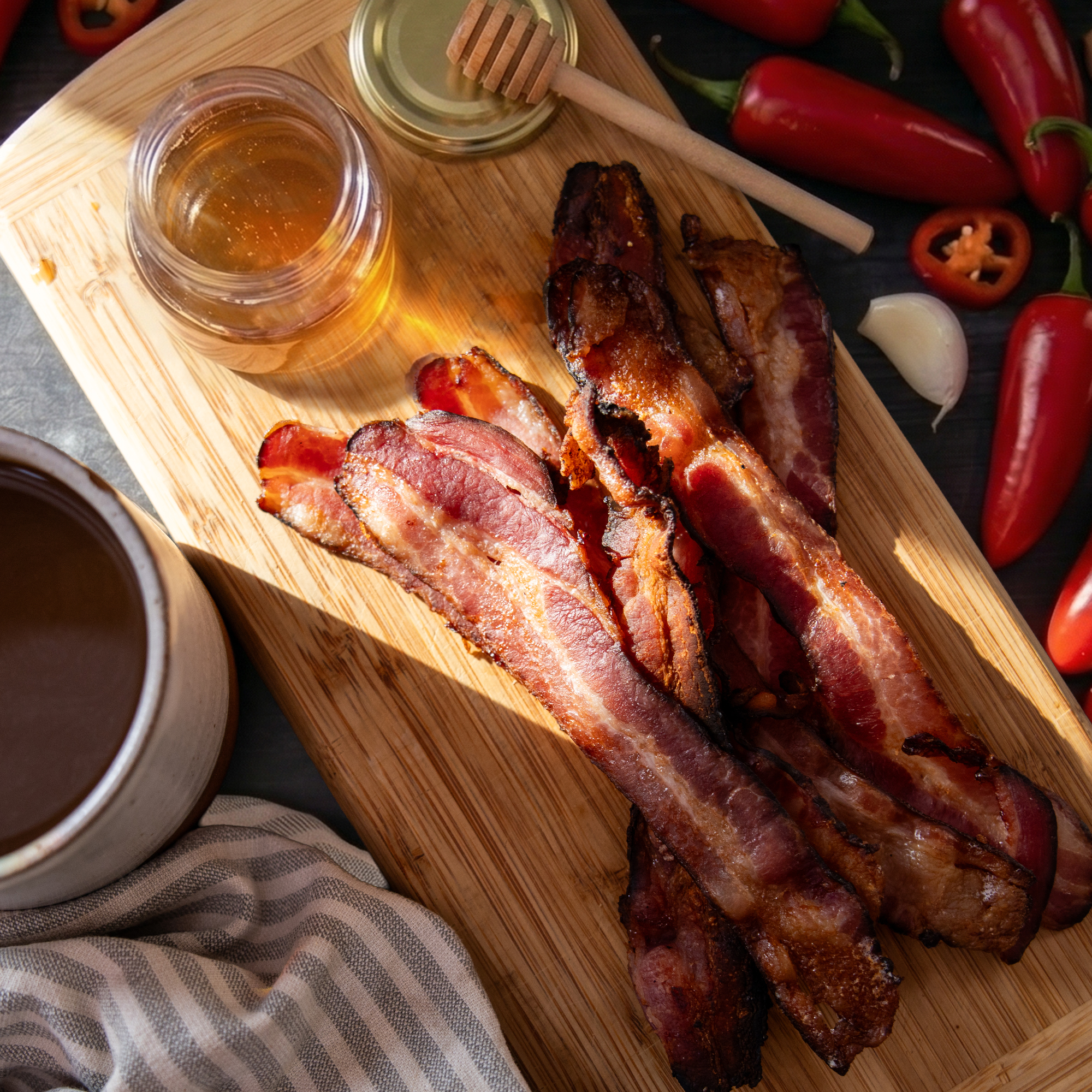 Sweet Heat Organic Applewood Smoked Uncured Bacon - Image 2