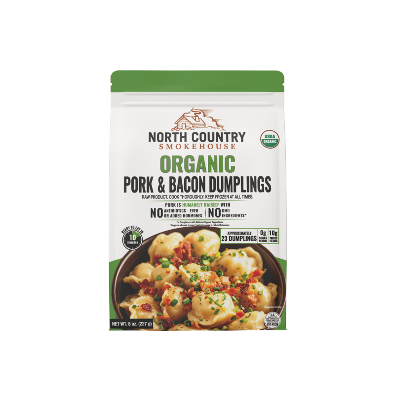 Organic Pork & Bacon Dumplings